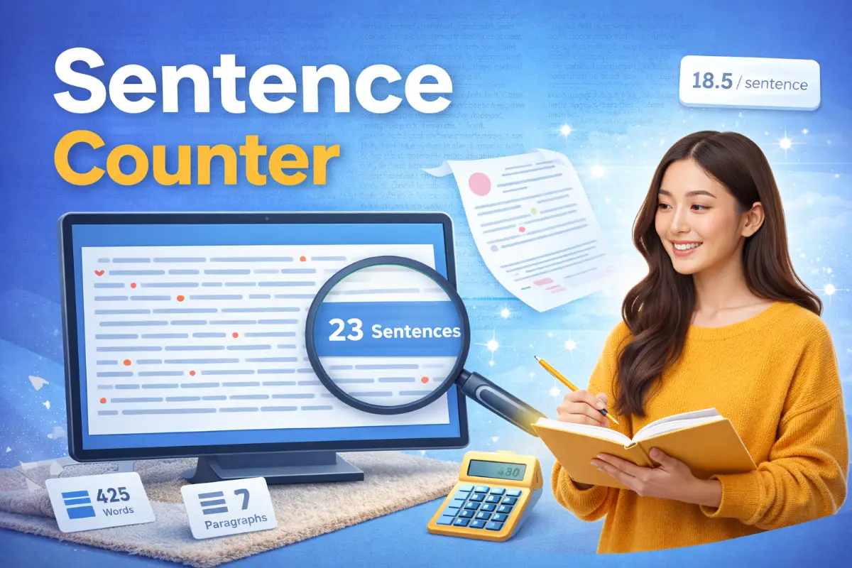 Sentence Counter Tool – Count Sentences Online Instantly